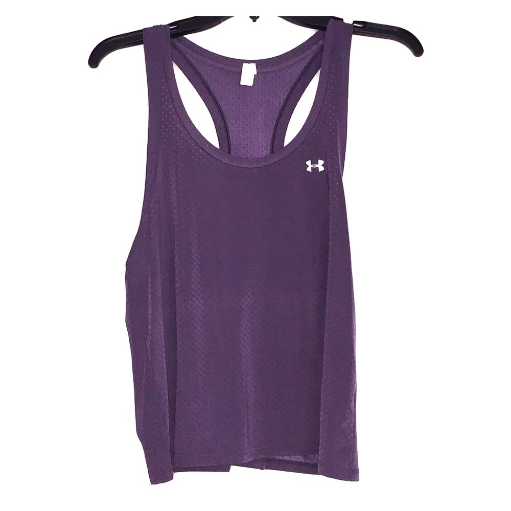 Under Armour Plum Mesh Tank Medium